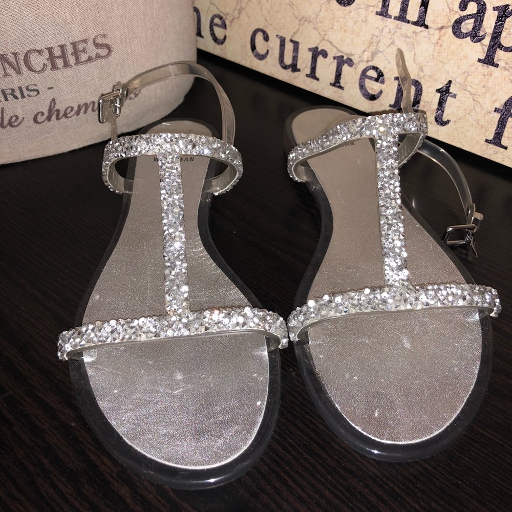 Stuart Weitzman Jelly Sandals Size 39